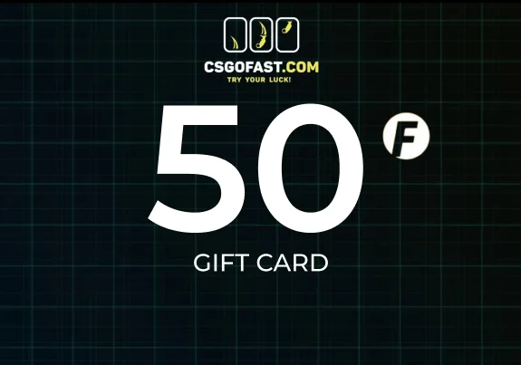 CSGOFAST Gift Card 50 Fast Coins Key - ROW